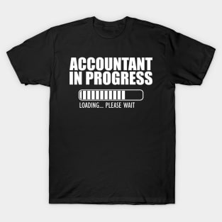 Accountant in progress loading w T-Shirt